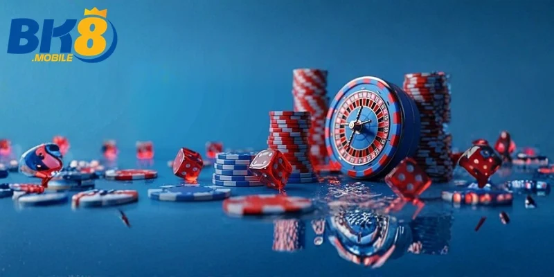 Dealer xinh đẹp đang trực tiếp điều hành ván bài Baccarat