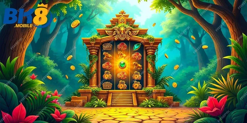 Giao diện sảnh Nổ hũ BK8 đầy màu sắc với hàng ngàn sự lựa chọn
